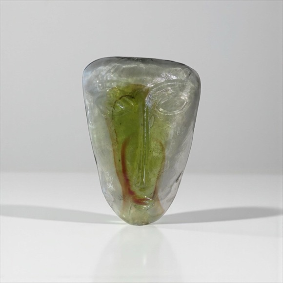 Other - MCM‎ Blown Art Glass Face Sculpture Gabriel & Rodolfo Lio Jaramillo Multi Green